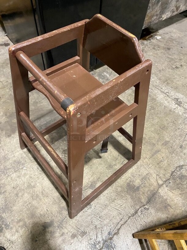 Wooden Style High Chairs! 3 X Your Bid! - Image 6 of 6