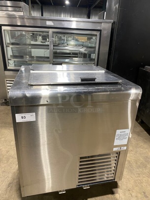 Nelson Commercial 2 Door Ice Cream Freezer/ Dipping Cabinet! All Stainless Steel! Model: BD4SE 115V - Image 1 of 7