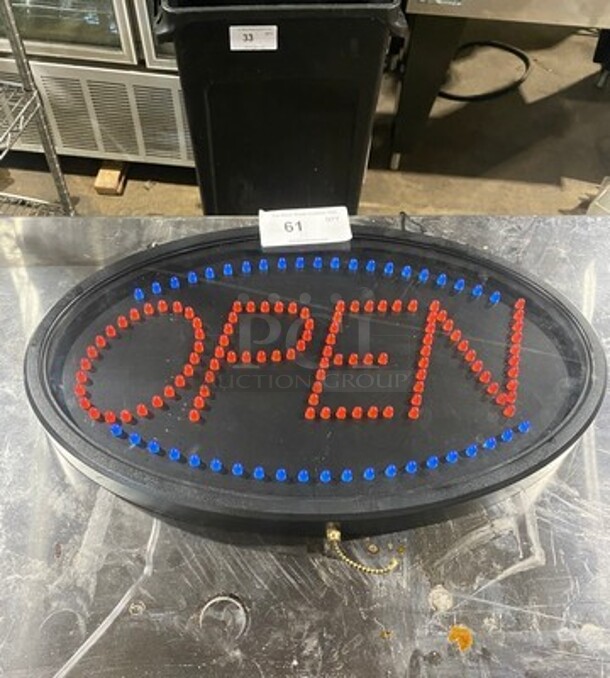 Millennium Light Up "Open" Sign! Model: MVS401 SN: A00031435 - Image 1 of 7