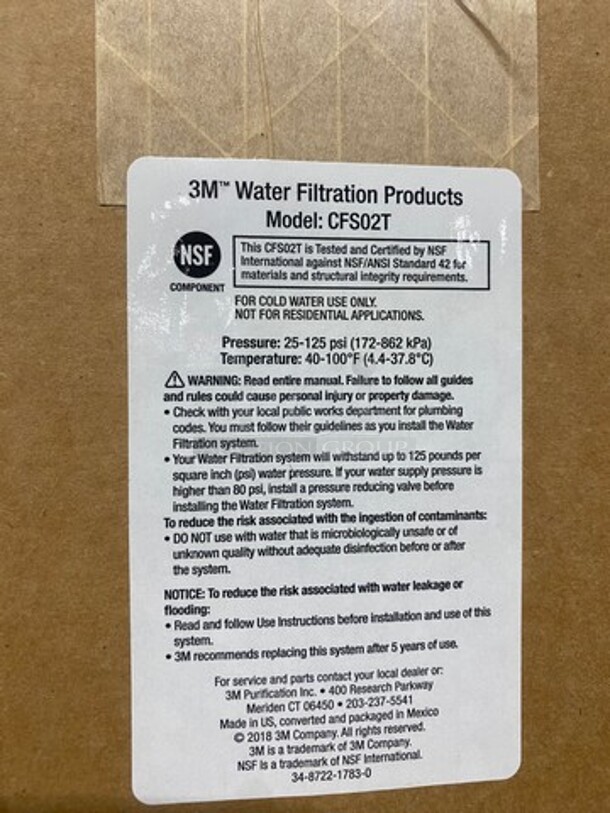 NEW! IN THE BOX! Water Filtration Transparent Filter Housing! - Image 2 of 6