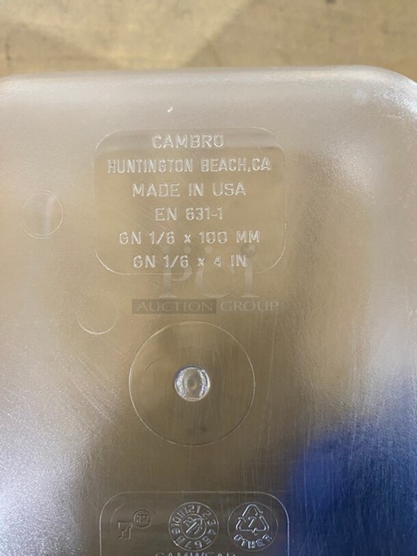 Thunder Group Poly 2.6 QT Food Pan! MODEL PLPAS132 6X Your Bid! - Image 5 of 7