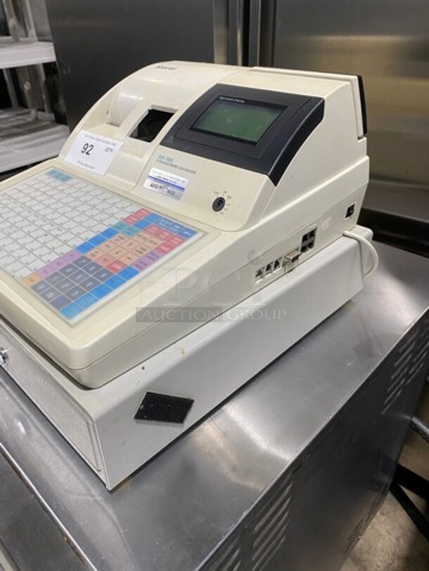 Sam4s Commercial Countertop Electronic Cash Register! Model: SER7000 120V - Image 3 of 9