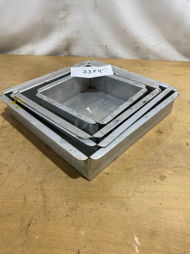 Multi Sized Aluminum Baking Molds! 4X Your Bid!  - Image 2 of 6