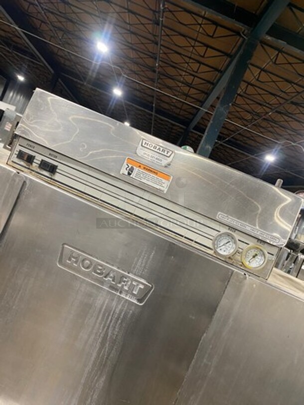 FAB! Hobart Commercial Heavy Duty Conveyor Dishwasher! All Stainless Steel! On Legs! Model: CRS66A SN: 851041280 208V 60HZ 3 Phase - Image 10 of 12