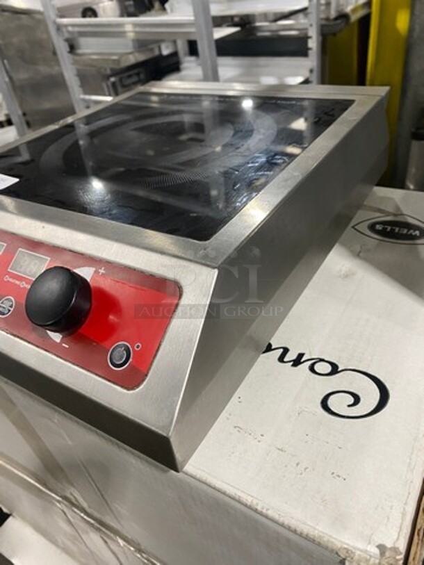 Avantco Commercial Countertop Electric Powered Single Burner Induction Range! All Stainless Steel Body!  - Image 2 of 6