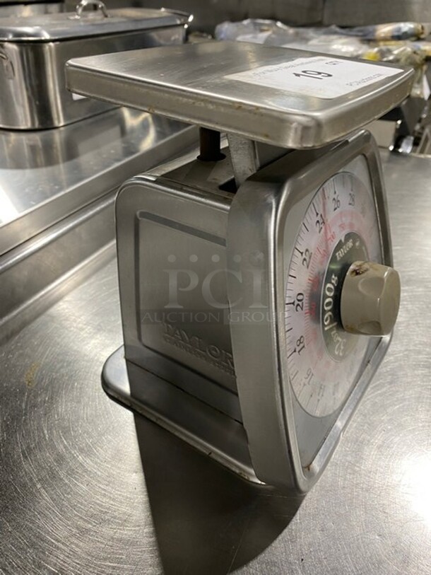 Taylor Stainless Steel Commercial Countertop 32 oz Food Portioning Scale! MODEL T32 - Image 2 of 7