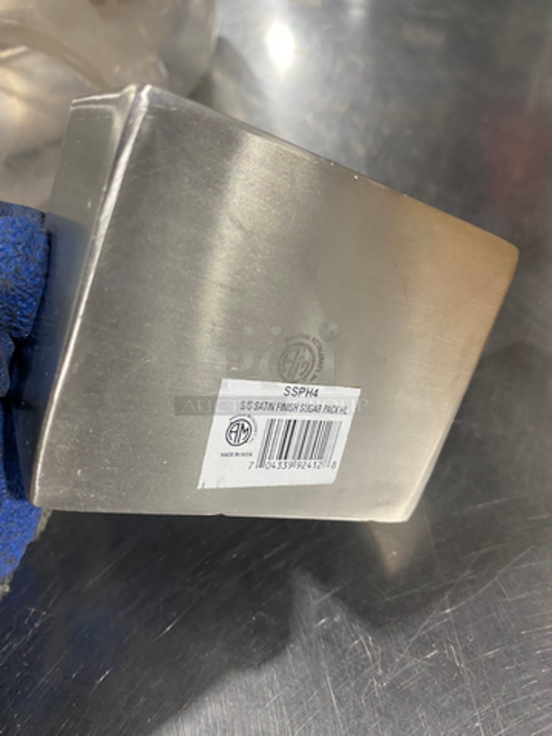 ALL ONE MONEY! NEW! IN THE BOX! American Metalcraft Commercial Sugar Pack Holders! Stainless Steel Finish! - Image 4 of 5