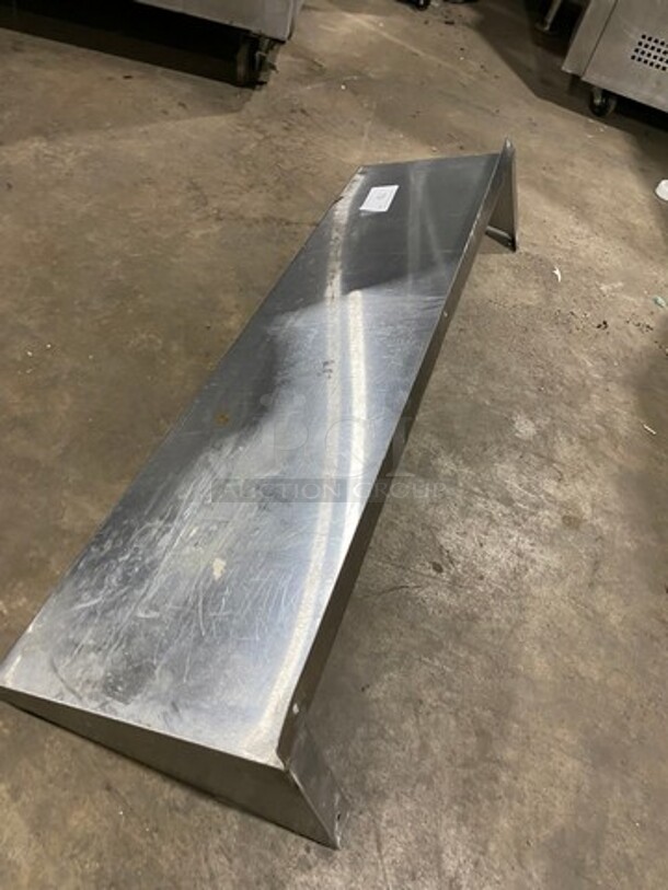 Commercial Solid Stainless Steel Wall Mount Shelf! - Image 2 of 4