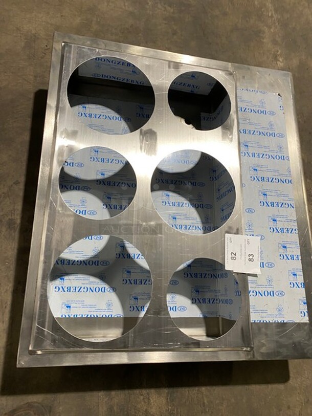 NICE! All Stainless Steel 6 bay Drop in Steam Table Insert! - Image 5 of 7