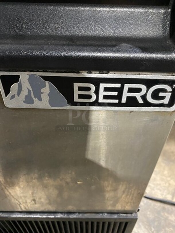 LATE MODEL! 2016 Berg Commercial Automatic Ice Maker Machine! Stainless Steel Body! On Legs! Model: BC250 SN: 22500716019 115V - Image 6 of 9