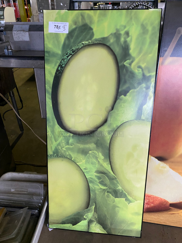 Wall Mount Restaurant Decor! 3x Your Bid! - Image 2 of 5