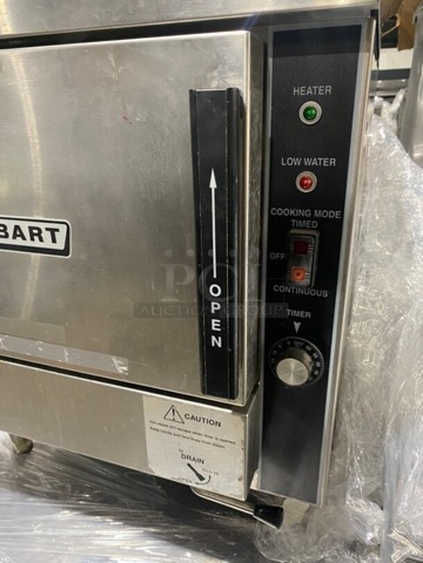 Hobart Commercial Countertop Electric Powered Steam Cabinet! With Perforated Pans! All Stainless Steel! On Legs! Model: HPX3 SN: AP10513955EE1563 208V 60HZ 1/3 Phase - Image 2 of 8