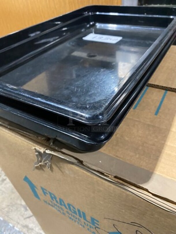 Cambro Black Poly 1/1x2.5" Food Containers! 2x Your Bid! - Image 2 of 7