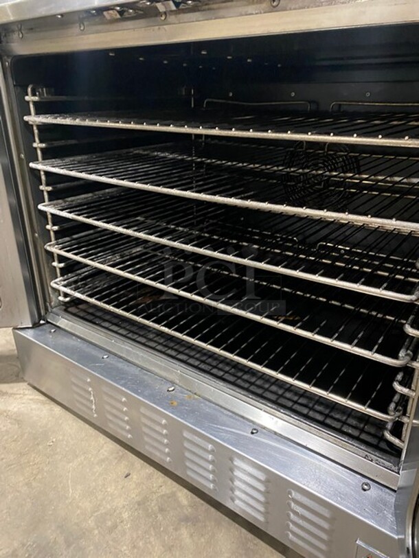 Sierra Stainless Steel Commercial Gas-Powered Full-Size Convection Oven w/ View Through Doors, Metal Oven Racks and Thermostatic Controls! - Image 5 of 8
