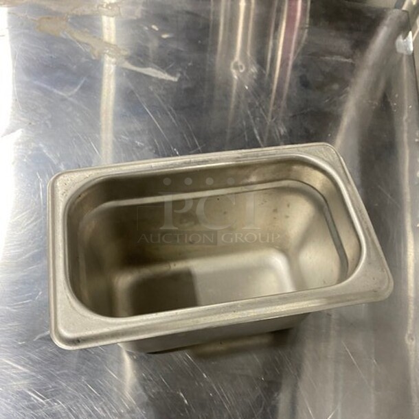 All One Money! Winco 1/9 Stainless Steel Food Steam Pans! MODEL SPJL904 SN: 2944008048 - Image 3 of 4
