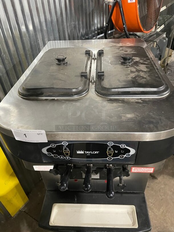 Nice! Taylor Crown Commercial 3 Handle Soft Serve Ice Cream Machine! All Stainless Steel! On Casters! Model: C71333 SN:M0104654 208/230V 3Ph - Image 5 of 10
