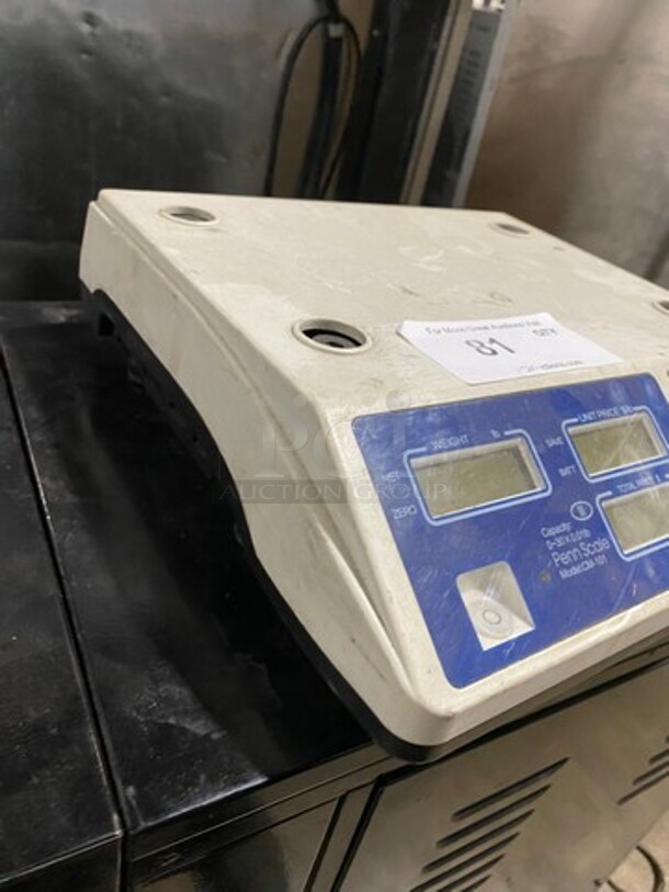 Penn Scale Commercial Countertop Food Portioning/ Pricing Scale! 30 Pound Capacity! Model: CM101 SN: 09160112 120V - Image 3 of 7