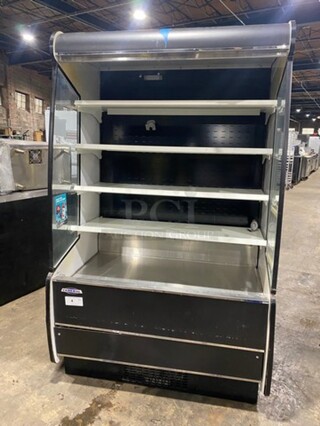 Federal Industries Commercial Refrigerated Grab-N-Go Open Case Merchandiser! Model: RSSM478SC SN: 050922358291 120/208/240V 60HZ 1 Phase