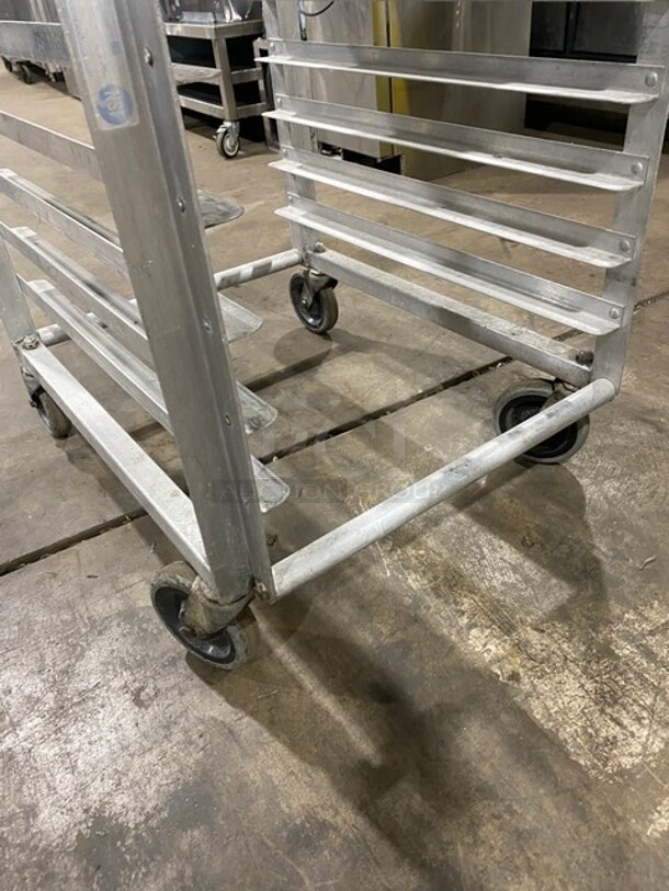 Commercial Undercounter 6 Pan Transport Rack! On Casters!  - Image 5 of 6