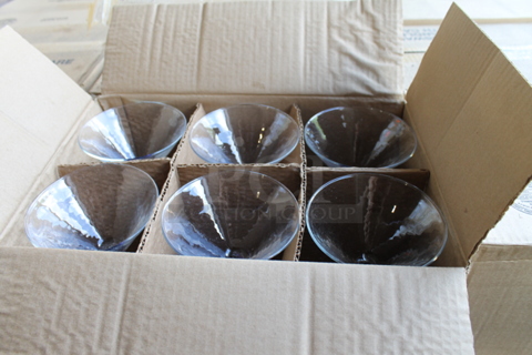 72 BRAND NEW Boxes of 6 Martini Glasses. 72 Times Your Bid!