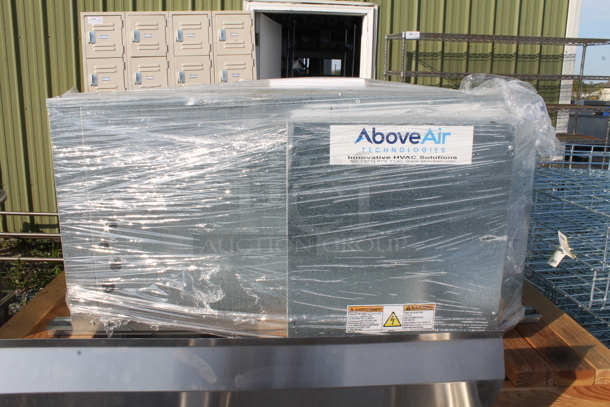 BRAND NEW SCRATCH AND DENT! 2022 Above Air HKC-036X-4-000-00-00-SF-MI-A Metal Commercial Ceiling Mounted Horizontal Air Conditioner. 460 Volts, 3 Phase.  - Image 1 of 6