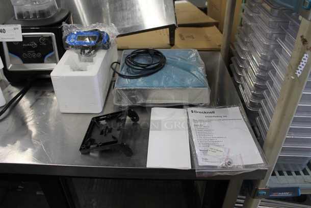 BRAND NEW IN BOX! Brecknell 6710U Stainless Steel Commercial Countertop Food Portioning Scale. 