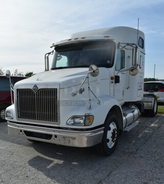 2007 International L9217 TK Truck Tractor Sleeper w/ Mattress. Odometer Reads 513,450. VIN 2HSCDAPN67C367925. Title In Hand. Comes w/ Key. Vehicle Runs and Drives!