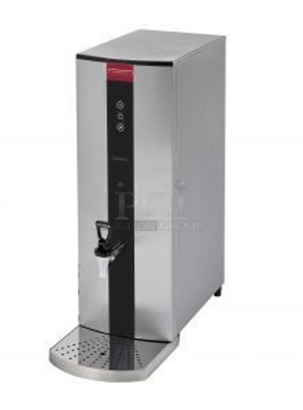 BRAND NEW SCRATCH AND DENT! Grindmaster 1001661GM Stainless Steel Commercial Countertop Ecoboiler Water Heater Dispenser. 120 Volts, 1 Phase. - Image 1 of 5