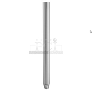 BRAND NEW SCRATCH AND DENT! 4 Regency 600LEGSS14 18 1/2" Stainless Steel Leg for Sinks