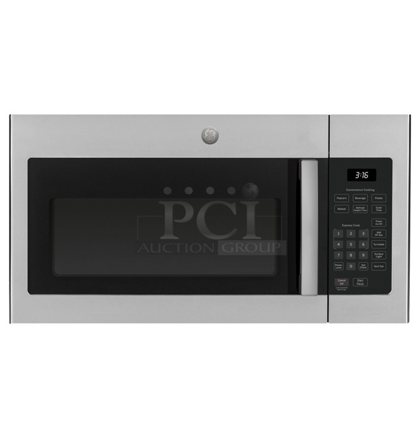 BRAND NEW SCRATCH AND DENT! General Electric GE JVM 3160 RFSS Stainless Steel 1.6 Cu. Ft. Over-the-Range Microwave Oven. 