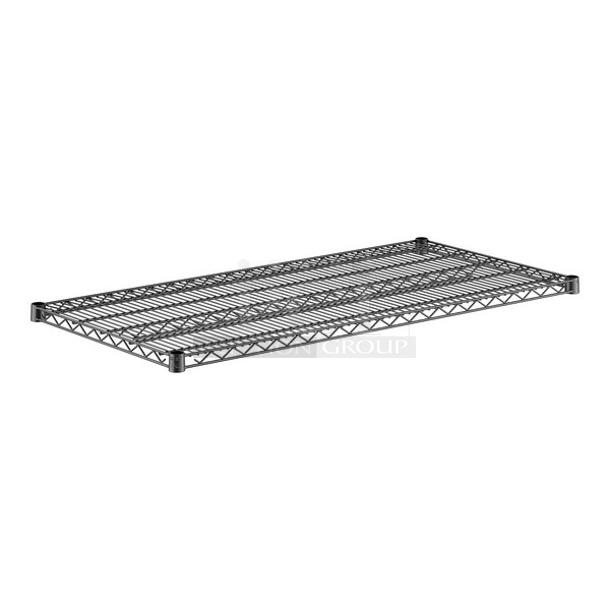 Box of 4 BRAND NEW SCRATCH AND DENT! Regency 460EB2448 24" x 48" NSF Black Epoxy Wire Shelf - Image 1 of 3