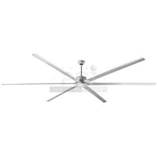 BRAND NEW SCRATCH AND DENT! Canarm FANBOS 664CP120PG 120" Grey Variable Speed Industrial Indoor Ceiling Fan CP120PG - 20693 CFM, 69 RPM, 120 Volts, 1 Phase