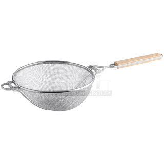 10 BRAND NEW SCRATCH AND DENT!  Choice MS2K-10D 10 1/2" Reinforced Heavy-Duty Stainless Steel Strainer. 10 Times Your Bid!