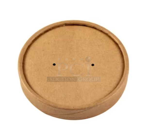 PALLET LOT of 18 BRAND NEW Boxes of AmerCare Royal CL16N Lid Kraft For 16 OZ Food Container 500/Case. 18 Times Your Bid!  - Image 1 of 6