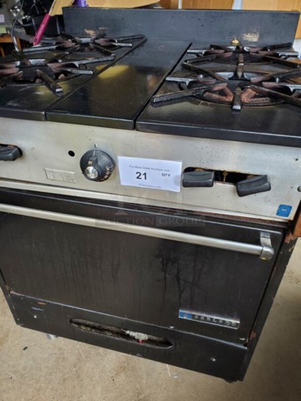 GARLAND H01 Propane 4 Burner Stove 30X31X36 Very nice condition!  - Image 4 of 8