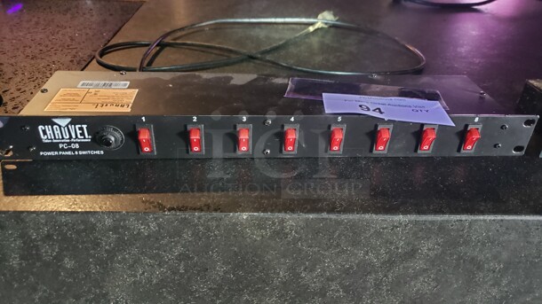 Chauvet PC-08 Power Panel 8 Switches

Not tested 

(Location 2) - Image 1 of 1