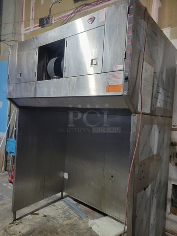 Wells 5N-WVU-72 208/240Volts Universal 72" Ventless Hood System for Multiple Appliances  - Image 8 of 10