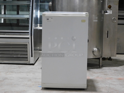 2.8 cu. ft. Upright Freezer with 3 Fixed Metal Shelves, Full Range Temperature Control, Reversible Door, Integrated Handle and ADA Compliant ..... Tested and Working
