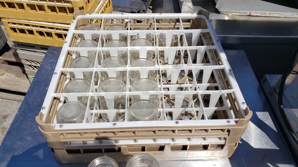 Lot of 20 Miscellaneous Glasses and a 25-Compartment Glass Rack! - Image 2 of 2