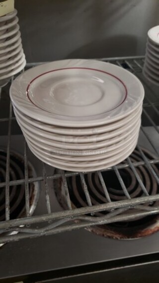 Lot of 8 Small Tuxton Plates