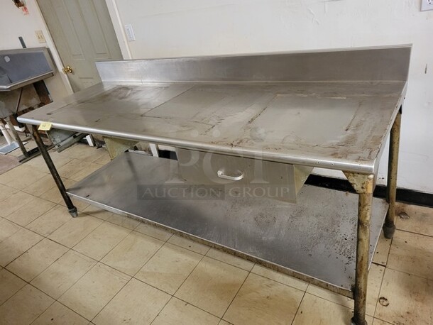 Stainless Steel Work Table w/ 1 Drawer - Image 3 of 3