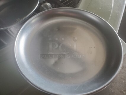 Stainless Steel 16" Round Plate/Seafood Tray