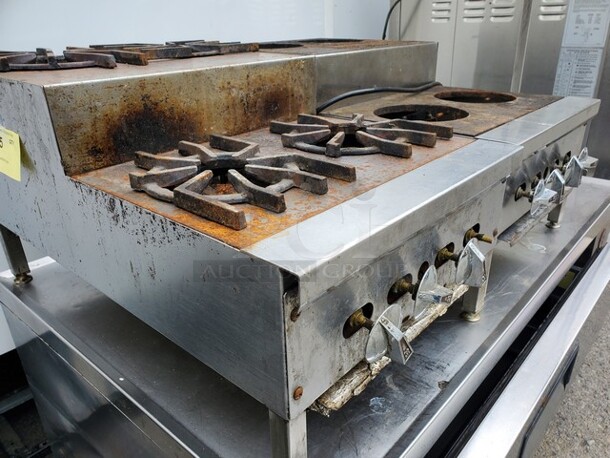 ALL ONE MONEY! Two (4)Burners, Natural Gas, Countertop Stove (Missing Tag, One is missing parts) 18"X30"X15" - Image 9 of 9
