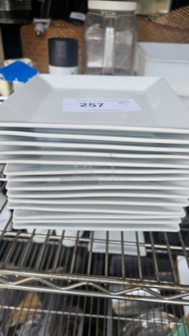 Lot of 14 Square Plates - Image 2 of 3