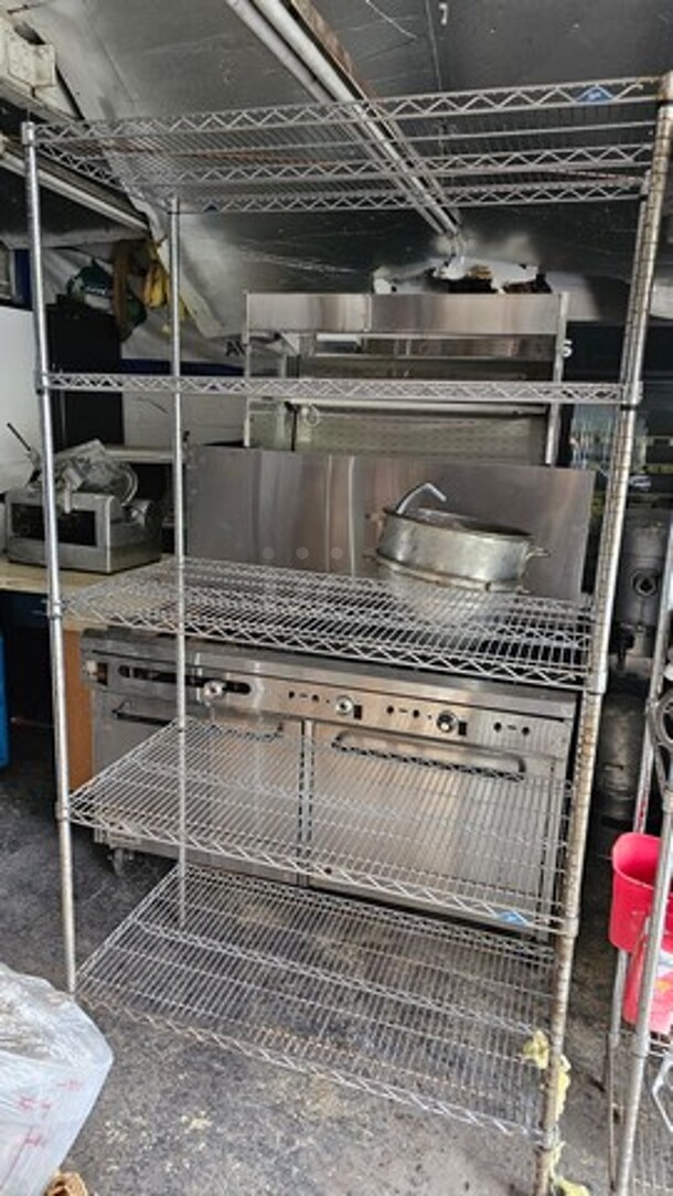 Wire Shelving Unit - Image 2 of 2