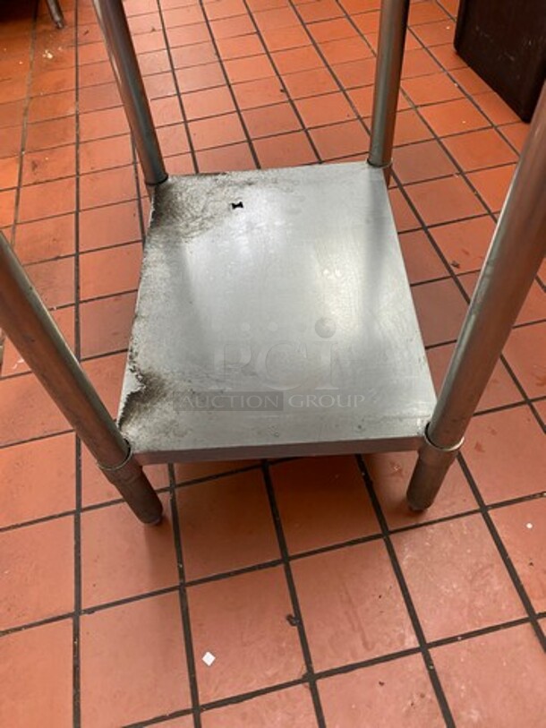 Advance Tabco Solid Stainless Steel Work Top/ Prep Table! With Storage Space Underneath! On Legs! Model: TT240 - Image 6 of 7