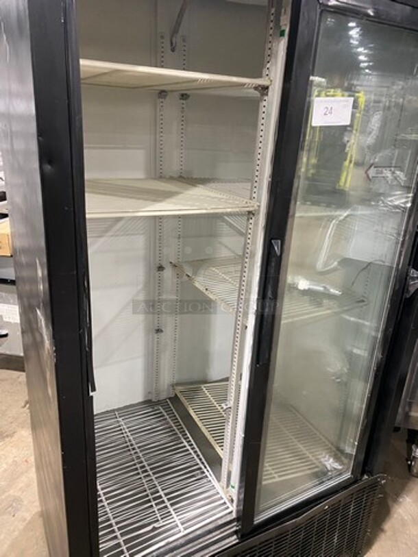 True Commercial 2 Sliding Door Reach In Refrigerator Merchandiser! With View Through Doors! With Poly Coated Racks! Model: GDM33 SN: 13089041 115V 60HZ 1 Phase - Image 5 of 8