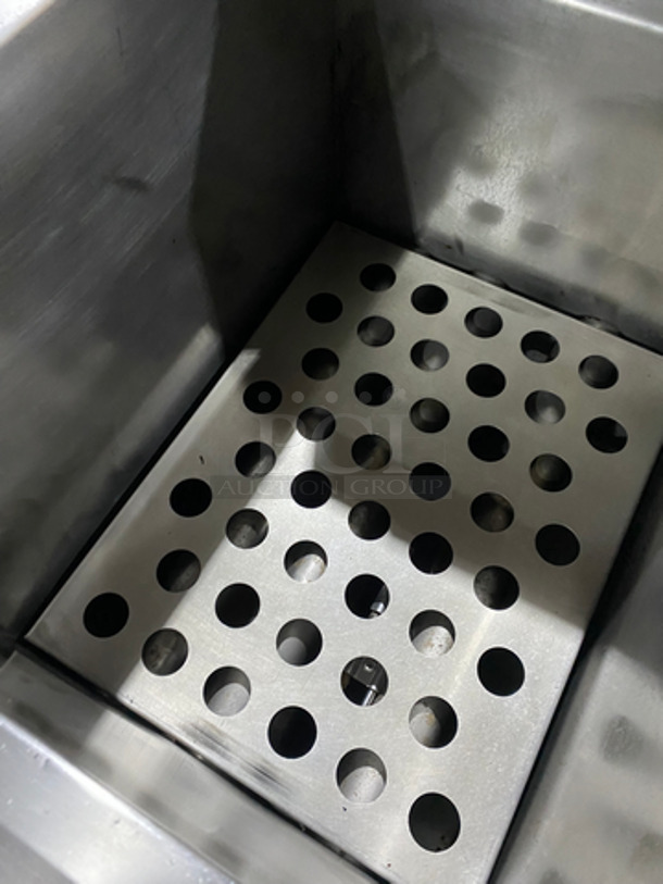 Sweet! Imperial Commercial Natural Gas Powered Pasta Cooker! With Backsplash! With Frying Basket! All Stainless Steel! On Casters! - Image 6 of 9