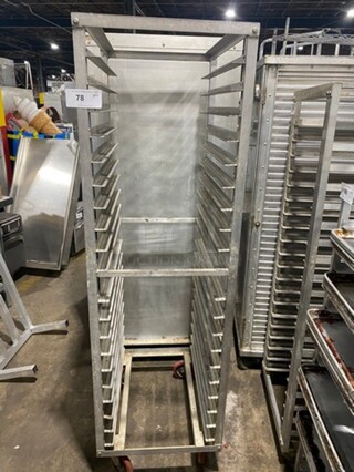 Metal Commercial Pan Transport Rack! On Casters!