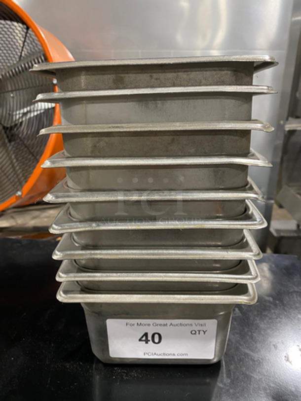 ALL ONE MONEY! Don Small Steam Table/ Prep Table Pans! All Stainless Steel! - Image 1 of 6